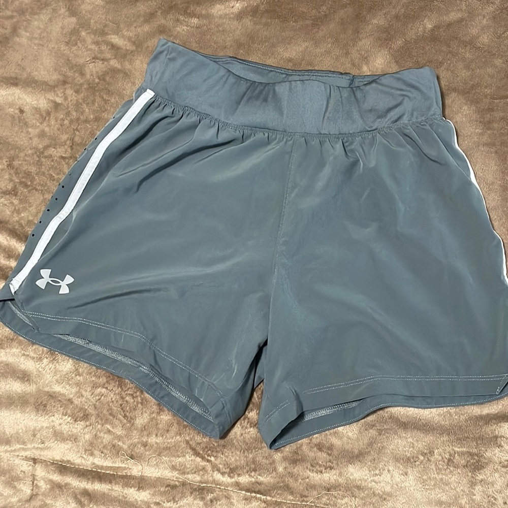 Under Armour Men’s Running Shorts, 5”, Grey